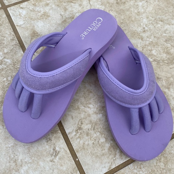 Pedi Couture Toe Separator Sandals for Pedicure/Yoga - Picture 2 of 4